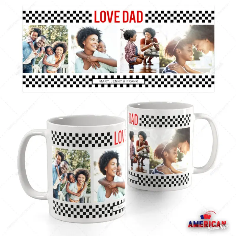 Custom Photo Coffee Mug – 11oz or 15oz Personalized Mug with Picture, Name, or Text – Gift for Him, Her, Family 🇺🇸