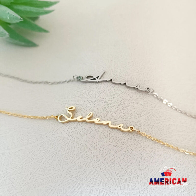 Custom Name Bracelet, Personalized Name Bracelet, Dainty Bracelet, Bridesmaid Gifts, Anniversary Gift, Gift for Her