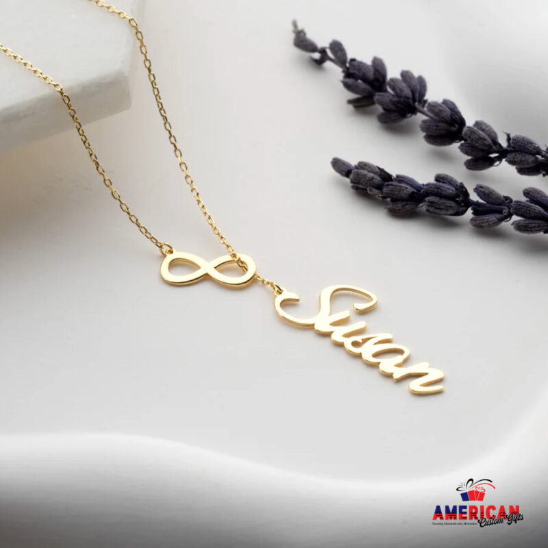 Personalized Name Necklace (Infinity Symbol)1
